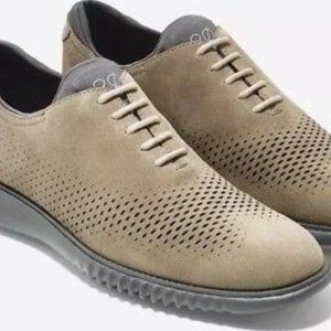 Cole Haan Mens Barley Magnet 2 Zero Laser Grand Wingtip Oxford Shoes Size 8 M